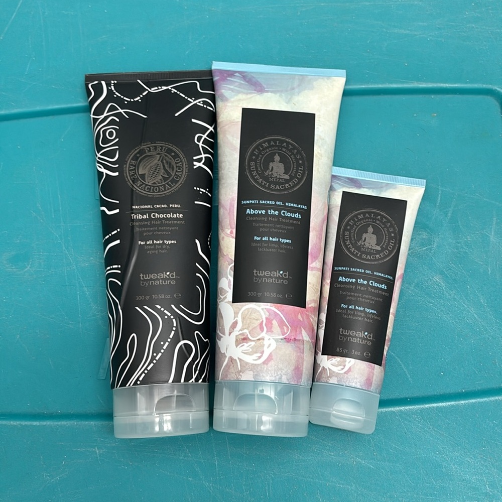 (3)Tweak’d by Nature cleansing hair treatments
